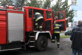 W akcji brało udział 5 jednostek straży pożarnej fot. Piotr Iwacz