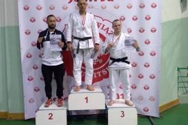 Również trener sięgnął po medal - Arkadiusz Lipa z brązem. Fot. arch. klubu Judo Cieszyn 