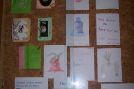 Świąteczne kartki od uczniów z zagranicy, fot.A. gabryś