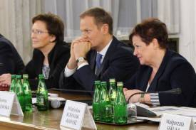 Premier słuchał i odpowiadał na pytania kobiet fot. Dorota Kochman