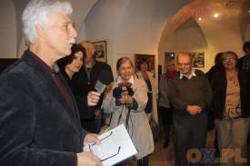 Wystawę otworzył dyrektor Muzeum Śląska Cieszyńskiego Marian Dembiniok