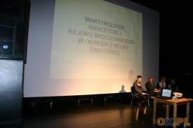 Konferencja 'Martyrologia nauczycieli ze Skoczowa i okolic w czasie II wojny światowej' / fot. Mateusz Bielesz