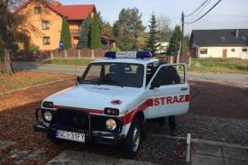 Wysłużona Łada trafiała w ręce strażaków z Krakowa. Fot: FB OSP Kończyce Małe