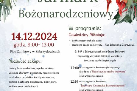 Jarmark Bożonarodzeniowy w Zebrzydowicach