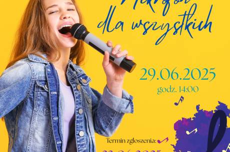 Festiwal Piosenki polskiej dla dzieci i młodzieży „Mikrofon dla wszystkich” 